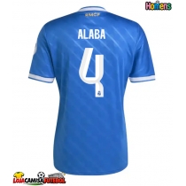 Camisa de Futebol Real Madrid David Alaba #4 Equipamento Alternativo 2025-26 Manga Curta